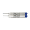 Parker Quinkflow Recambio para bolígrafo de punta mediana azul 3 unidades 424488 - 1