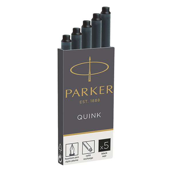 Parker Recambios Pluma Parker (5 unidades) - Negro 1950382 S0116200 214000 - 1