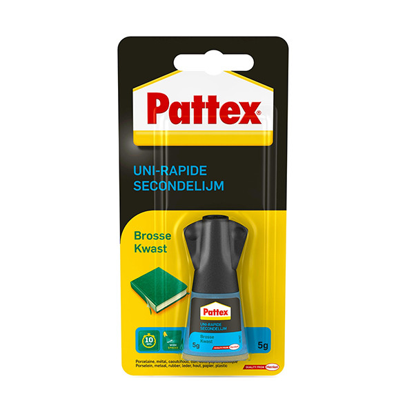 Pattex botella de pegamento súper fuerte con pincel (5 gramos)