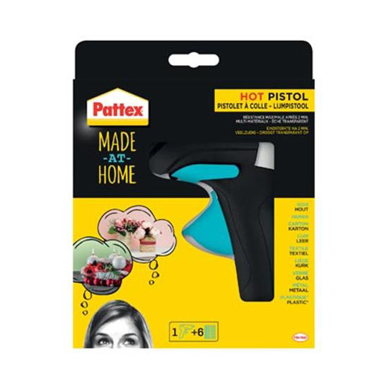 Pattex pistola de pegamento eléctrica con cartuchos de pegamento 1954467 206220 - 1