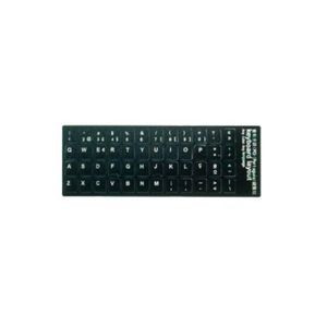 Pegatina para teclado en español - Negra 427681 - 1