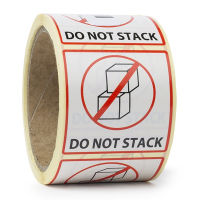 Pegatinas 'No apilar' | 200 etiquetas (marca 123tinta) 76106C 300195
