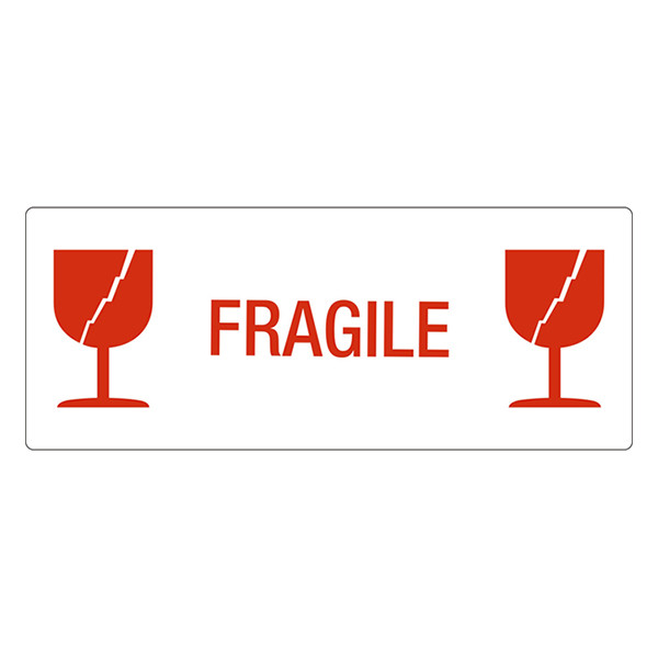 Pegatinas de "Frágil" | 500 etiquetas (marca 123tinta) 76830 302261 - 1