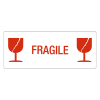 Pegatinas de "Frágil" | 500 etiquetas (marca 123tinta)