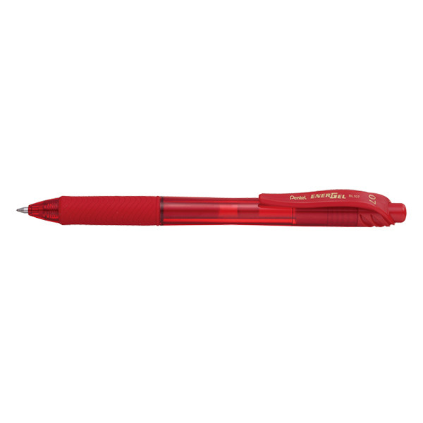 Pentel EnerGel BL107 Bolígrafo de gel retráctil de 0,7 mm rojo 210035 - 1