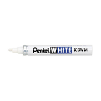 Pentel X100W rotulador de pintura blanco de punta redonda (3,9 mm) 210088