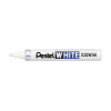 Pentel X100W rotulador de pintura blanco de punta redonda (3,9 mm) 210088 - 1