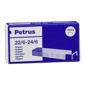 Petrus Grapas 22/6 24/6 - Galvanizada - (1000 unidades) 55723 426163 - 1