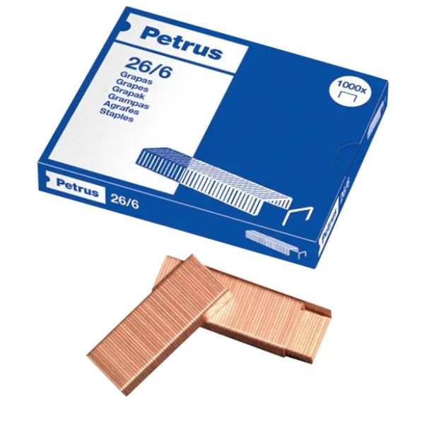 Petrus grapas 26/6 - 1.000 unidades 427126 - 1