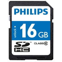Philips  - Tarjeta de memoria SDHC clase 10 - 16 GB FM016SD45B FM16SD45B/00 098112