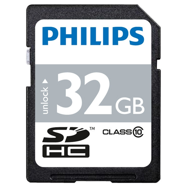 Philips - Tarjeta de memoria SDHC clase 10 - 32 GB FM032SD45B FM32SD45B/00 098113 - 1