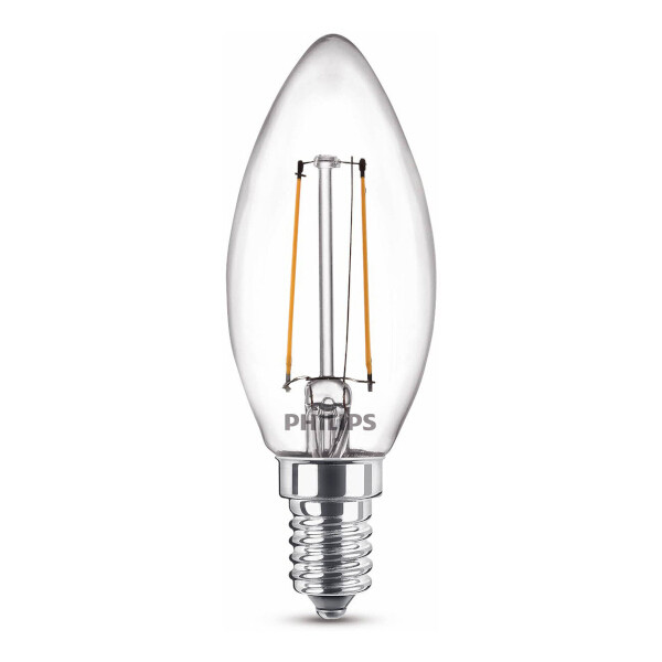 Philips Bombilla E14 LED blanco cálido 2W (25W)