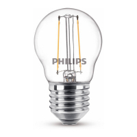 Philips Bombilla E27 LED blanco cálido 2W (25W) LPH02370