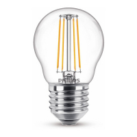 Philips Bombilla E27 LED blanco cálido 4,3W (40 W) LPH02372