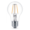 Philips Bombilla LED E27 EyeComfort pera filamento luz cálida (4.3W) LPH02334 - 1