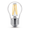 Philips Bombilla LED E27 WarmGlow filamento bola luz cálida (1.8W) LPH02543 - 1