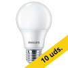Philips Bombilla LED E27 pera mate 8W (60W) | Pack 10 uds LPH03485 - 1