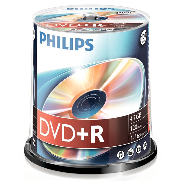 Philips DVD+R caja de 100 unidades 098013 - 1