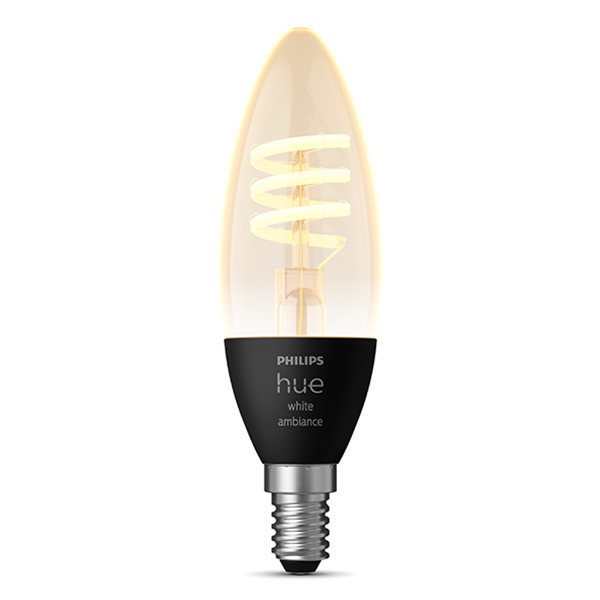 Philips Hue E14 bombilla inteligente tipo vela C39 luz blanca cálida ajustable LPH03046 - 3
