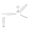 Philips Olas Ventilador de techo con lámpara LED Aspas fijas Ø 132 cm 3000-6500K Blanco Regulable LPH04850 - 1