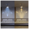 Philips Olas Ventilador de techo con lámpara LED Aspas fijas Ø 132 cm 3000-6500K Blanco Regulable LPH04850 - 5