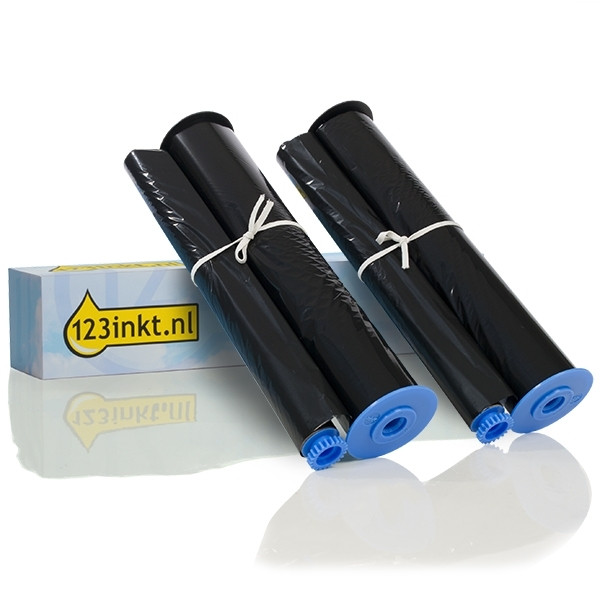 Philips PFA-301 Pack ahorro 2x cinta de transferencia térmica negra (marca 123tinta) PFA-301C 032903 - 1