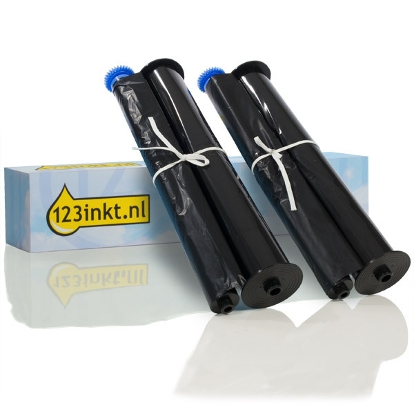Philips PFA-322 Pack ahorro 2x cinta de transferencia térmica negra (marca 123tinta) PFA-322C 032908 - 1