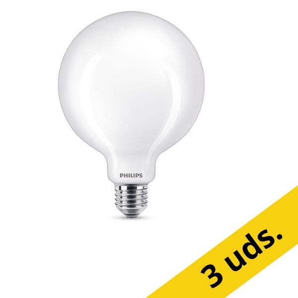 Pack: 6x Philips Bombilla LED E27 | Globo G125 | Mate | 4000K | 7 W (60 W) LPH01337 - 1