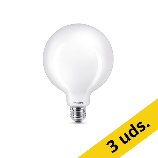 Pack: 6x Philips Bombilla LED E27 globo G120 mate 7 W (60 W) LPH01365 - 1