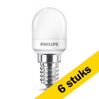 Pack: 6x Philips bombilla LED E14 T25 mate 2700K de 1.7W (15W)