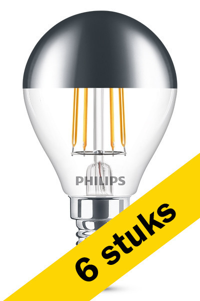 Pack: 6x Philips bombilla LED E14 con cabeza esférico 4W (35W) LPH00488 - 1
