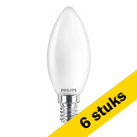 Pack: 6x Philips bombilla LED E14 vela mate 4000K de 4,3 W (40 W)