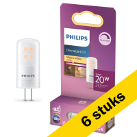 Pack: 6x Philips bombilla LED G4 regulable SMD 2700K de 2.1W (20W)