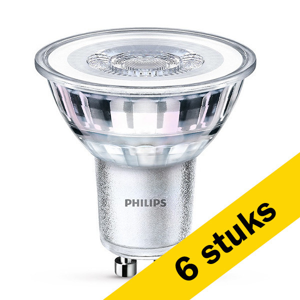Pack: 6x Philips bombilla LED GU10 2700K de 3.5W (35W) LPH00331 - 1