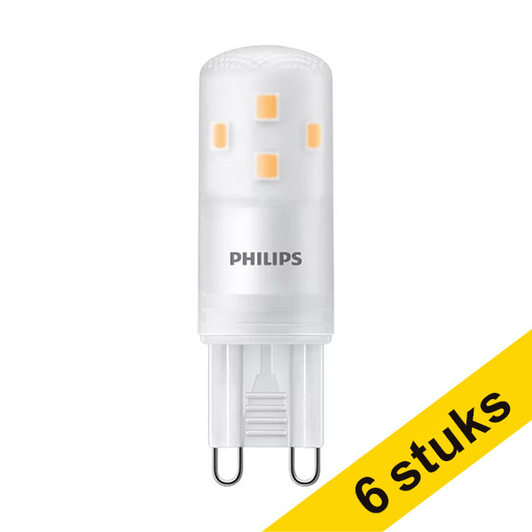 Pack : 6x Philips bombilla LED G9 transparente regulable de 2.7 W (25 W) LPH03851 - 1