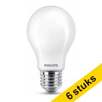 Pack Ahorro: 6x Philips bombillas LED Philips E27 perla mate blanco cálido 7W (60W)