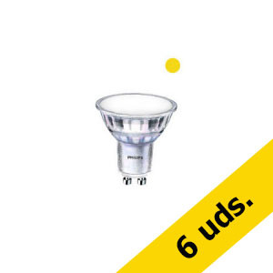 Philips Pack x6: Bombilla LED GU10 PAR16 CorePro Luz Cálida Cristal (5W) - Philips  426130 - 1
