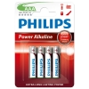 Philips Power AAA/LR03/MN2400 Pilas Alcalinas (4 unidades)