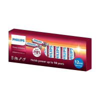 Philips Power Pilas alcalinas LR03 Micro AAA (12 unidades) 098379