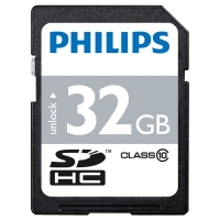 Philips Tarjeta de Memoria SDHC - 32 GB Clase 10 098113