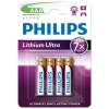 Philips Ultra AAA/LR03/MN2400 Pilas Litio (4 unidades)