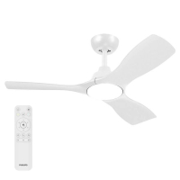 Philips Ventilador de techo con lámpara LED Aspas fijas Ø 106 cm 3000-6500K Blanco Regulable LPH04851