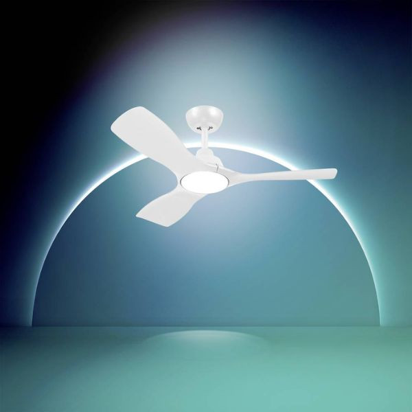 Philips Ventilador de techo con lámpara LED Aspas fijas Ø 106 cm 3000-6500K Blanco Regulable LPH04851 - 2