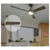 Philips Ventilador de techo con lámpara LED Civx Ø 132 cm 3000-6500K Madera oscura Regulable LPH04852 - 4