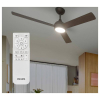 Philips Ventilador de techo con lámpara LED Civx Ø 132 cm 3000-6500K Madera oscura Regulable LPH04852 - 5