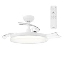 Philips Ventilador de techo con lámpara LED Solr Ø 106 cm Aspas plegables 2700-5500K Blanco Regulable LPH04844