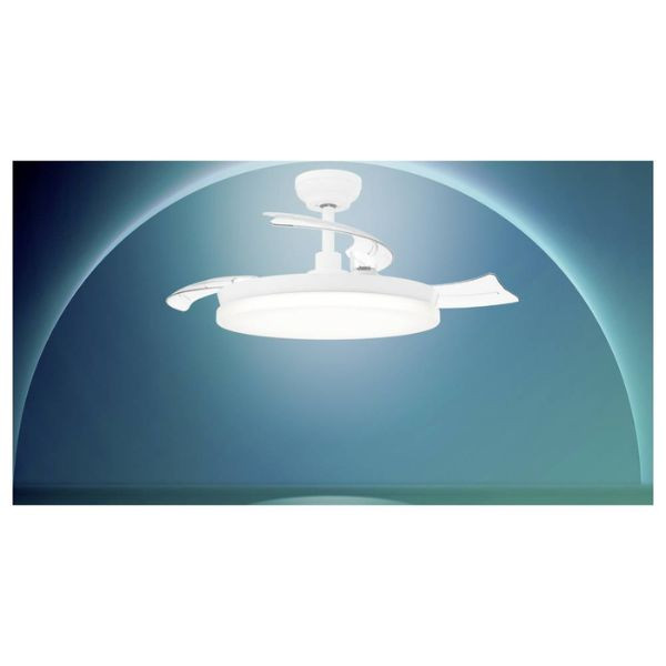 Philips Ventilador de techo con lámpara LED Solr Ø 106 cm Aspas plegables 2700-5500K Blanco Regulable LPH04844 - 2