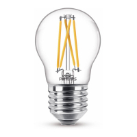 Philips WarmGlow bombilla LED E27 filamento 3,4 W (40 W) LPH02545