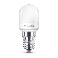 Philips bombilla LED E14 T25 mate 2700K de 1.7W (15W) LPH02459
