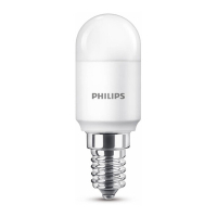 Philips bombilla LED E14 T25 mate 2700K de 3.2W (25W) LPH02461